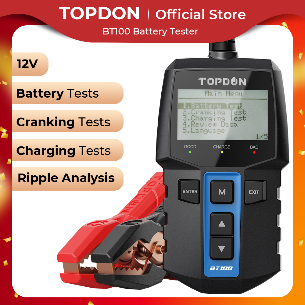 TOPDON BT100 12V Car Battery T - đánh giá và giá Topdon Tc001 Thermal Camera