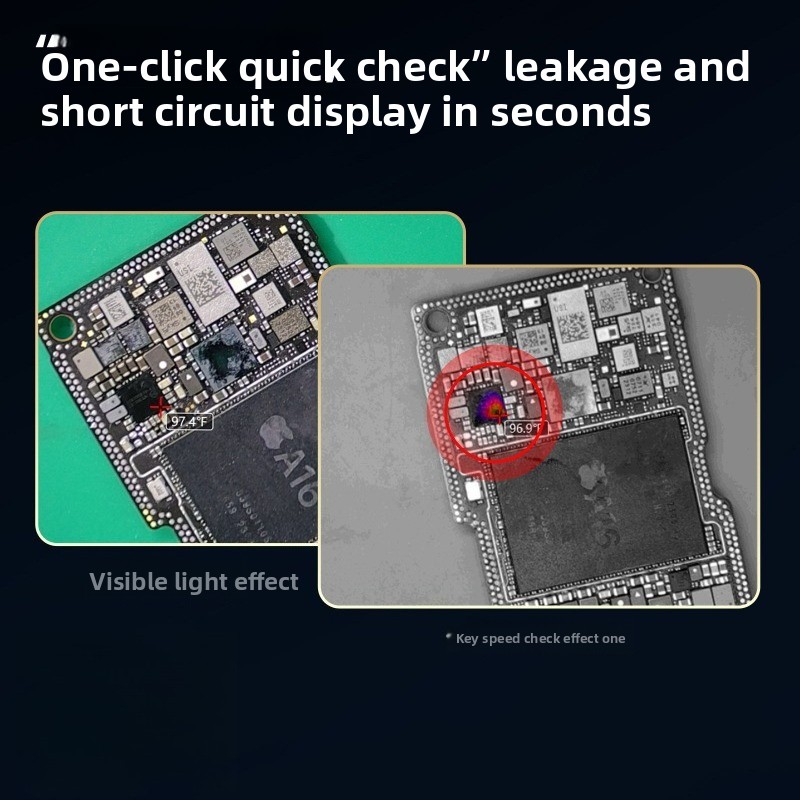 Infrared PCB quick diagnostic  - đánh giá và giá Pcb Short Circuit Thermal Diagnostics