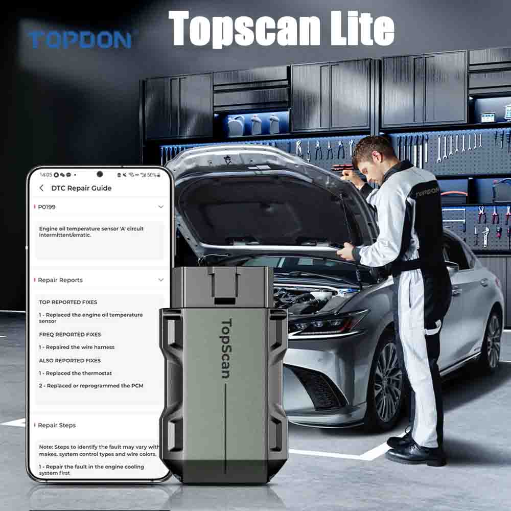 TOPDON Topscan Lite OE Level D - đánh giá và giá Topdon Tc001 Thermal Camera