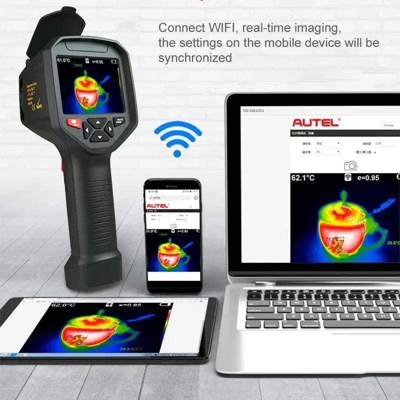 HT-A10 Handheld in frared Ther - đánh giá và giá Thermal Imager Pcb Repair