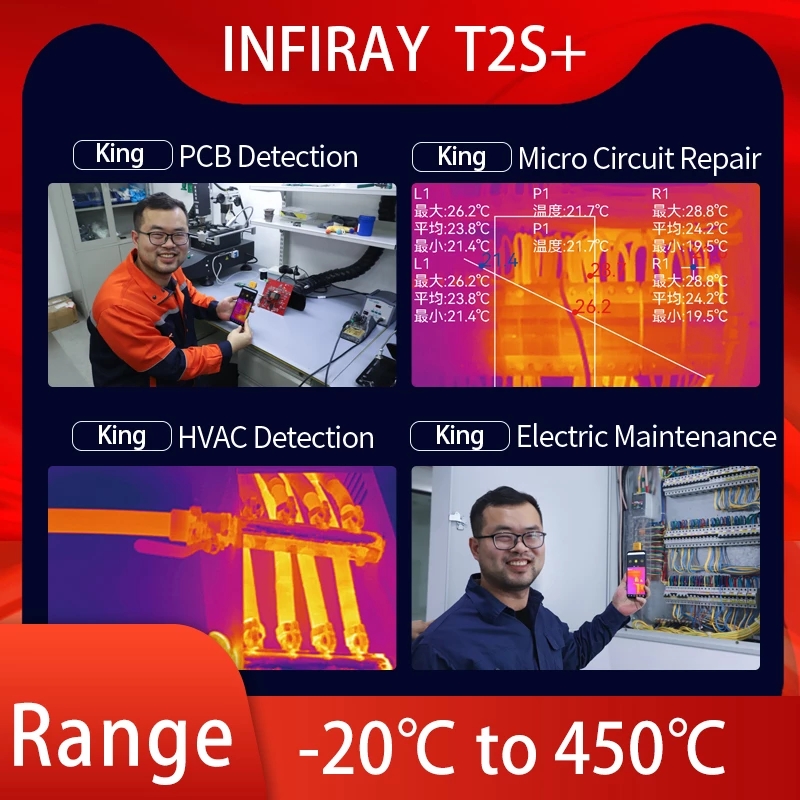 InfiRay T2S Plus Thermal Image - đánh giá và giá Thermal Imager Pcb Repair