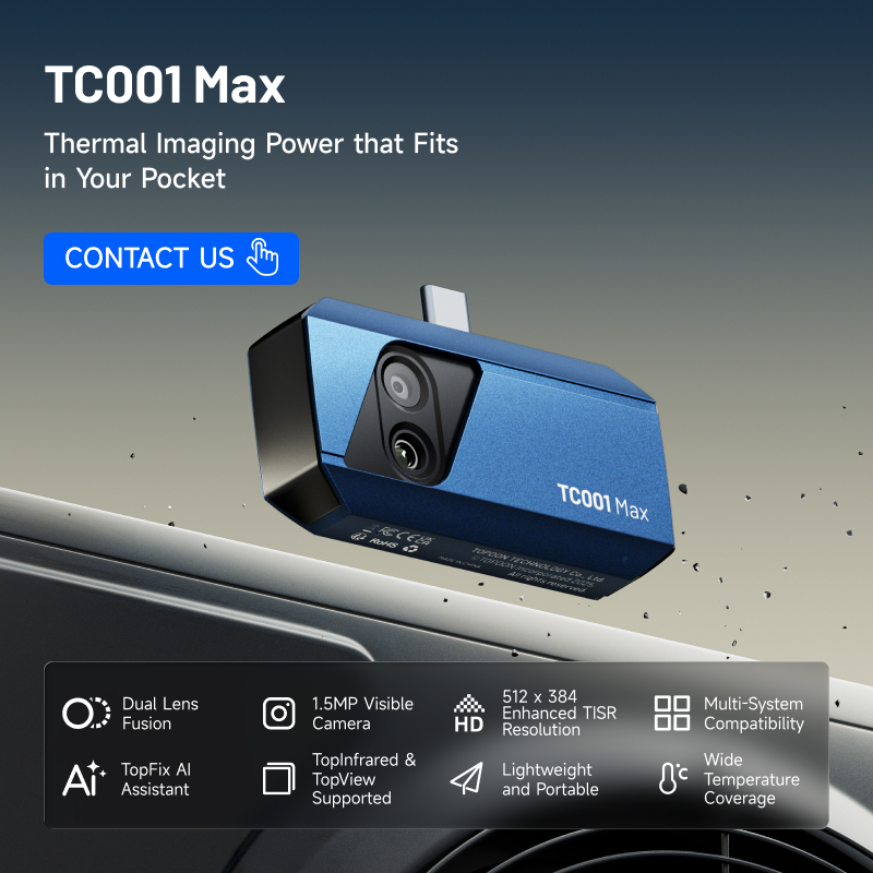 TOPDON TC001 Max Dual-Lens Min - đánh giá và giá Topdon Tc001 Thermal Camera