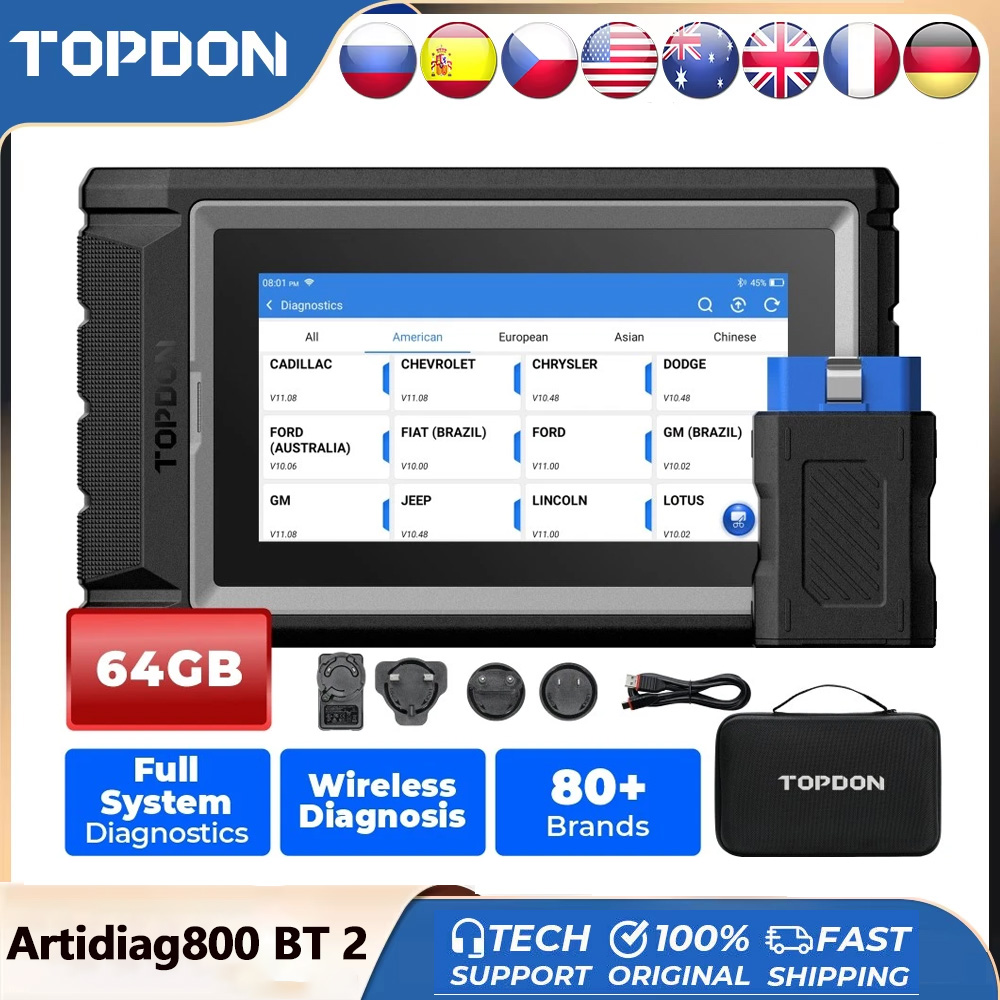 TOPDON ArtiDiag800 BT Xe Công  - đánh giá và giá Topdon Tc001 Thermal Camera