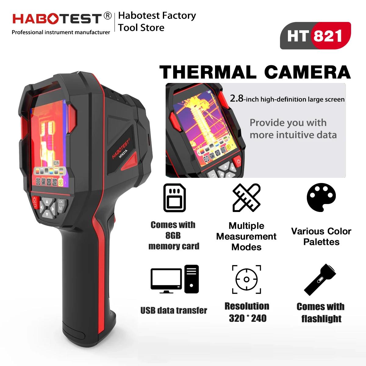 HABOTEST HT821A Thermal Camera - đánh giá và giá Nf 521 Thermal Imaging Camera
