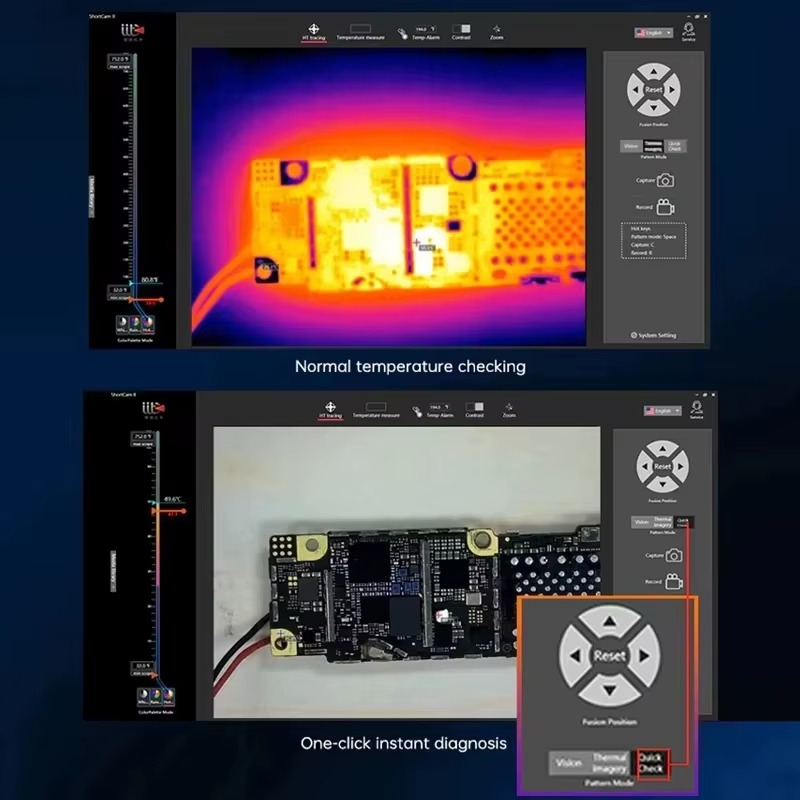ShortCam II Infrared Thermal I - đánh giá và giá Shortcam Thermal Imaging Pcb