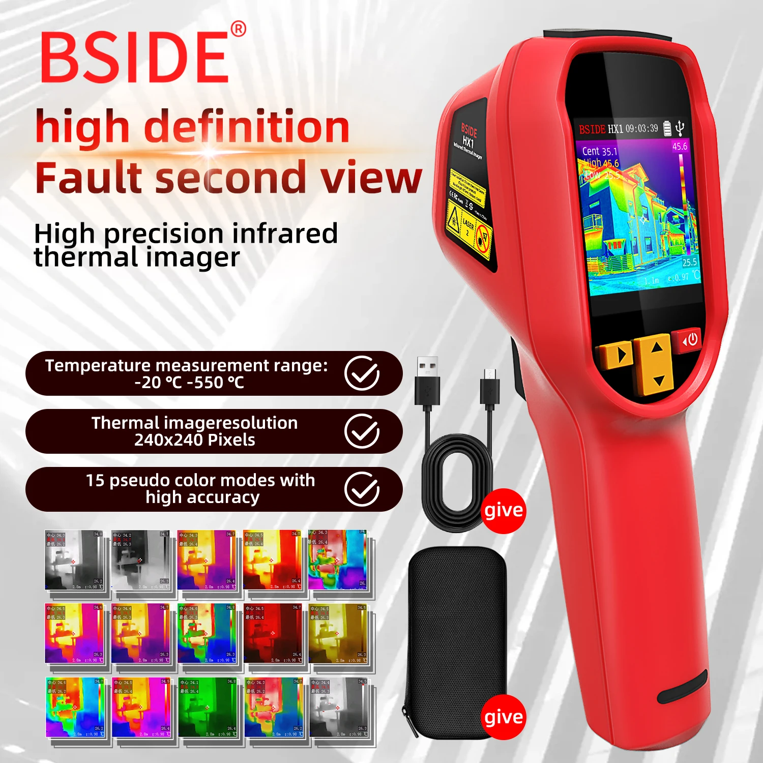 BSIDE HX1 240X240 Thermal Imag - đánh giá và giá Thermal Imager Pcb Repair