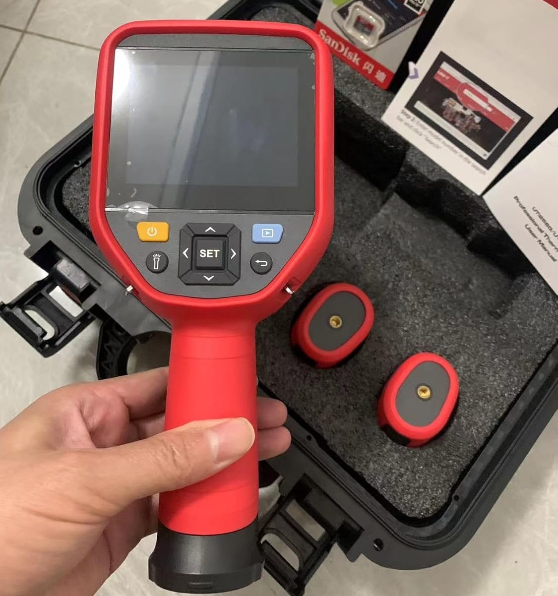 UNI-T UTi384G Professional The - đánh giá và giá Thermal Camera Type C 384X288