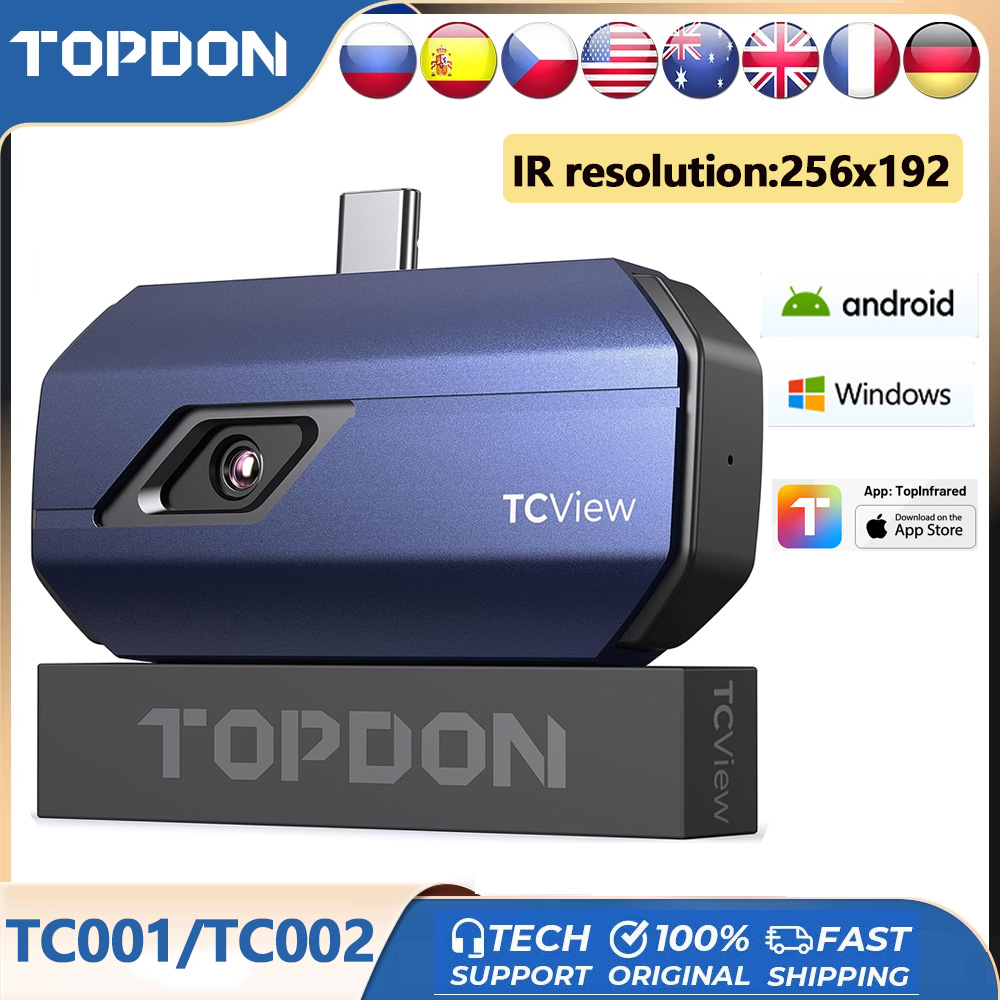TOPDON TC001/TC002/TC002C DUO  - đánh giá và giá Topdon Tc001 Thermal Camera