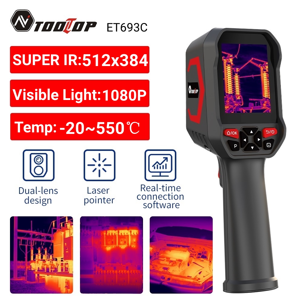 TOOLTOP ET693C Super IR 512x38 - đánh giá và giá Nf 521 Thermal Imaging Camera